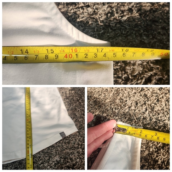 Title Nine White Yasumi Moisture Wicking Tank Medium Open Crossover Back - Picture 12 of 16